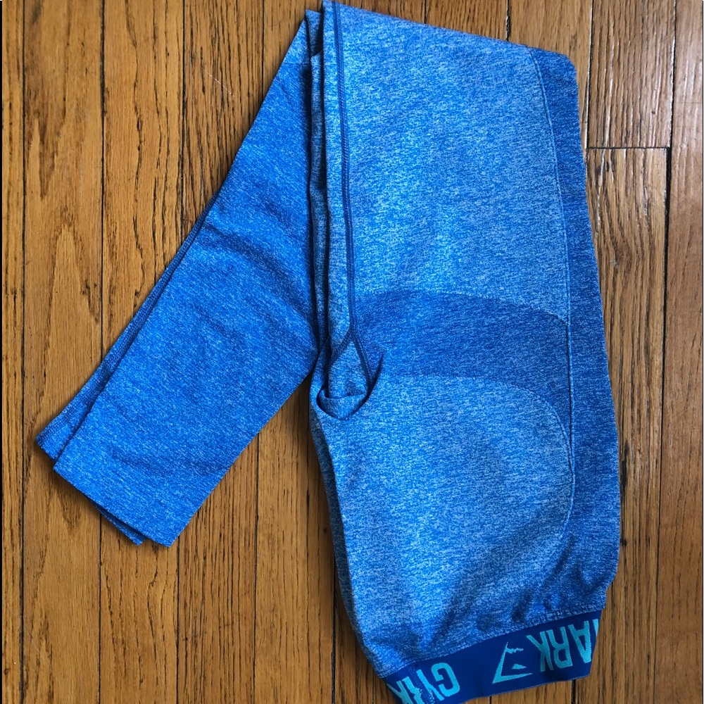 Gymshark Deep Teal/Ice Blue Flex Leggings